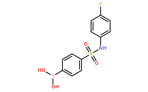 N-(4-氟苯基) 4-硼苯磺酰胺
