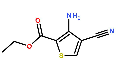 2-噻吩羧酸,3-氨基-4-氰基-,乙基酯(9CI)