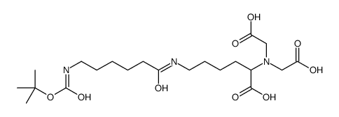 2-[bis(carboxymethyl)amino]-6-[6-[(2-methylpropan-2-yl)oxycarbonylamino]hexanoylamino]hexanoic acid