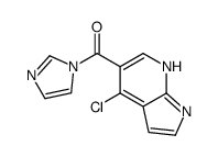 (4-氯-1H-吡咯并[2,3-B]吡啶-5-基)-1H-咪唑-1-甲酮