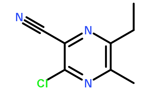 3-Chloro-6-ethyl-5-methyl-2-pyrazinecarbonitrile
