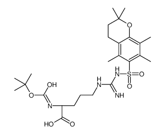 (2S)-5-[[amino-[(2,2,5,7,8-pentamethyl-3,4-dihydrochromen-6-yl)sulfonylamino]methylidene]amino]-2-[(2-methylpropan-2-yl)oxycarbonylamino]pentanoic acid