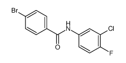 4-Bromo-N-(3-chloro-4-fluorophenyl)benzamide