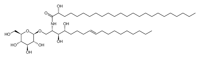 (2R)-N-[(2S,3S,4R,8E)-1-(β-D-Glucopyranosyloxy)-3,4-dihydroxy-8-o ctadecen-2-yl]-2-hydroxytetracosanamide
