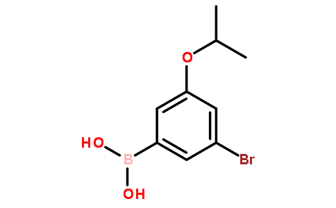 3-溴-5-异丙氧基苯基硼酸