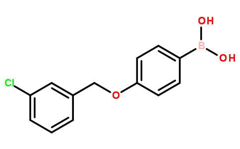 4-(3-氯苯基甲氧基)苯硼酸