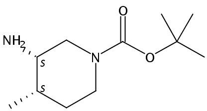 (3S,4S)-tert-Butyl 3-amino-4-methylpiperidine-1-carboxylate
