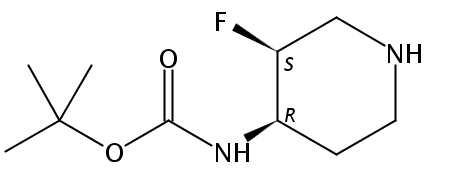 tert-Butyl ((3S,4R)-3-fluoropiperidin-4-yl)carbamate