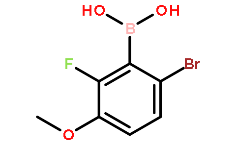 6-溴-2-氟-3-甲氧基苯硼酸