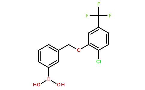 3-((2'-氯-5'-(三氟甲基)苯氧基)甲基)苯硼酸