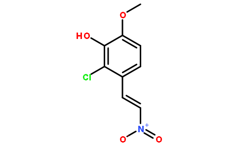 反式-2-氯-3-羟基-4-甲氧基-β-硝基苯乙烯