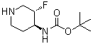 N-[(3S,4S)-3-氟-4-哌啶基]氨基甲酸叔丁酯