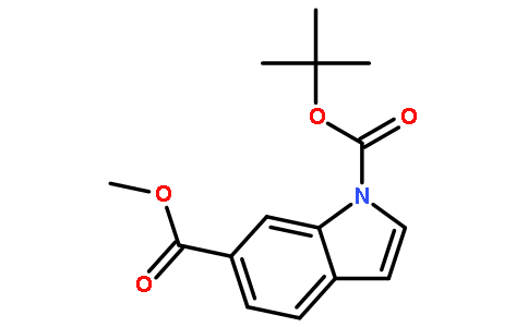 N-Boc-1H-吲哚-6-羧酸甲酯