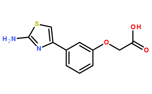 2-[3-(2-氨基-4-噻唑基)苯氧基]乙酸