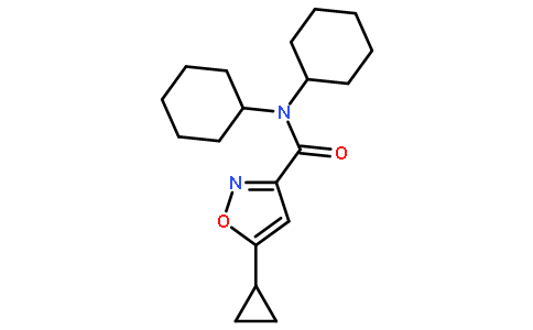 N,N-Dicyclohexyl-5-cyclopropyl-1,2-oxazole-3-carboxamide