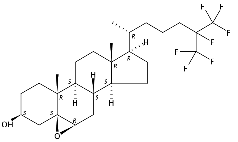 25,26,26,26,27,27,27-heptafluoro-5?,6?-epoxycholestanol