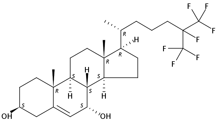 25,26,26,26,27,27,27-heptafluoro-7α-hydrosycholesterol