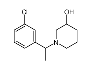 1-[1-(3-氯-苯基)-乙基]-哌啶-3-醇