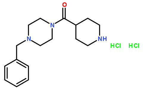 (4-苄基哌嗪-1-基)哌啶-4-基-甲酮双盐酸盐