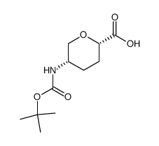 (2S,5S)-5-[(tert-butoxycarbonyl)amino]tetrahydropyran-2-carboxylic acid