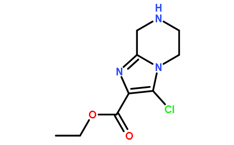 3-氯-5,6,7,8-四氢咪唑并[1,2-a]吡嗪-2-甲酸乙酯