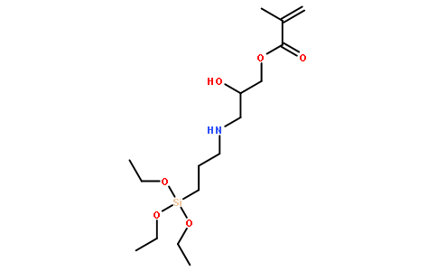 氮-(3-甲基丙烯酰氧基-2-羟丙基)-3-氨丙基三乙氧基硅烷