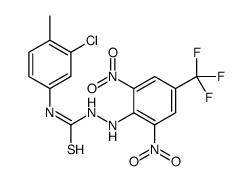 N-(3-Chloro-4-methylphenyl)-2-[2,6-dinitro-4-(trifluoromethyl)phe nyl]hydrazinecarbothioamide
