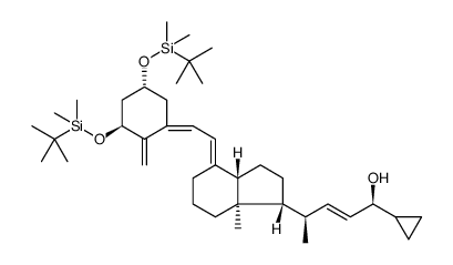 9,10-Secochola-5,7,10(19),22-tetraen-24-ol, 24-cyclopropyl-1,3-bis[[(1,1-dimethylethyl)dimethylsilyl]oxy]-, (1α,3β,5Z,7E,24S)