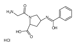 (4R)-甘氨酰基-4-(苯甲酰基氨基)-L-脯氨酸盐酸盐