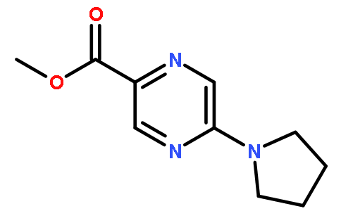 5-(1-吡咯烷基)-2-吡嗪甲酸甲酯