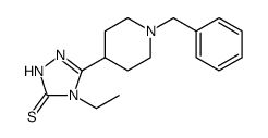 3H-1,2,4-Triazole-3-thione, 4-ethyl-2,4-dihydro-5-[1-(phenylmethyl)-4-piperidinyl]