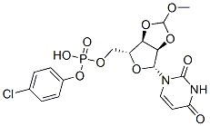 5'-O-[(4-Chlorophenoxy)(hydroxy)phosphoryl]-2',3'-O-(methoxymethy lene)uridine93134-82-8