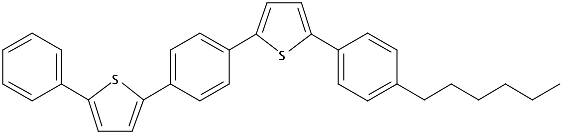 4''-己基-1,4-双(5-苯基-2-噻吩基)苯(升华提纯)