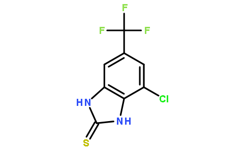 4-氯-2-疏基-6-(三氟甲基)苯并咪唑