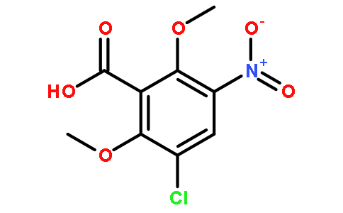 3-氯-2,6-二甲氧基-5-硝基苯甲酸