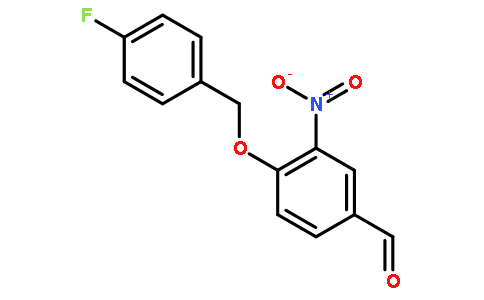 4-(4-氟苄氧基)-3-硝基苯甲醛