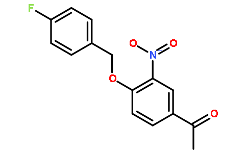 4-(4-氟代苄氧基)-3-对硝基苯乙酮