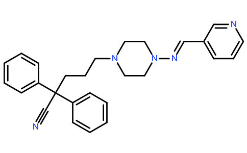 ALPHA,ALPHA-二苯基-4-[(3-吡啶亚甲基)氨基]-1-吡嗪戊腈