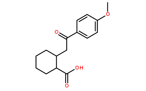 (1R,2R)-2-[2-(4-methoxyphenyl)-2-oxoethyl]cyclohexane-1-carboxylic acid