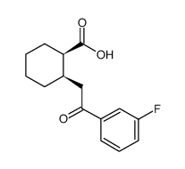 (1R,2R)-2-[2-(3-fluorophenyl)-2-oxoethyl]cyclohexane-1-carboxylic acid