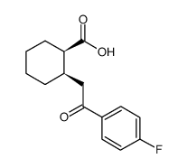 (1R,2R)-2-[2-(4-fluorophenyl)-2-oxoethyl]cyclohexane-1-carboxylic acid