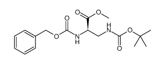 (R)-Methyl 2-(((benzyloxy)carbonyl)amino)-3-((tert-butoxycarbonyl)amino)propanoate