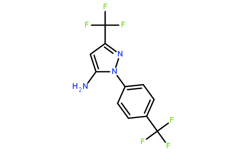 3-(三氟甲基)-1-(4-(三氟甲基)苯基)-1H-吡唑-5-胺