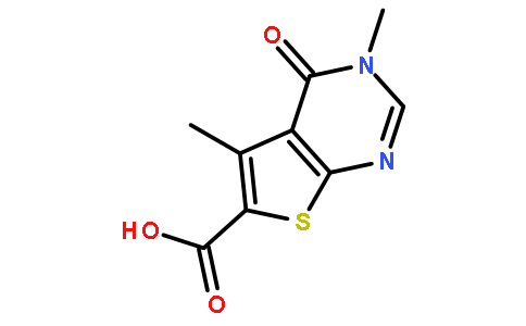 3,5-二甲基-4-氧代-3,4-二氢噻吩并[2,3-d]嘧啶-6-羧酸