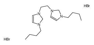 3-butyl-1-[2-(3-butyl-1,2-dihydroimidazol-1-ium-1-yl)ethyl]-1,2-dihydroimidazol-1-ium,dibromide