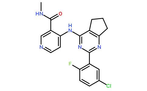 4-((2-(5-氯-2-氟苯基)-6,7-二氢-5H-环戊并[d]嘧啶-4-基)氨基)-n-甲基烟酰胺