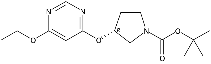 (R)-tert-butyl 3-((6-ethoxypyrimidin-4-yl)oxy)pyrrolidine-1-carboxylate