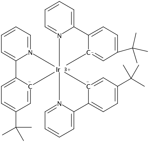 三(2-(4-叔丁基苯基)吡啶)合铱