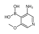 (3-amino-5-methoxypyridin-4-yl)boronic acid