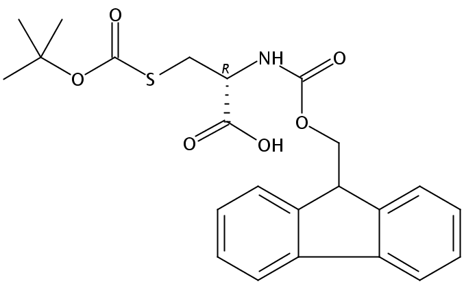 (R)-2-((((9H-Fluoren-9-yl)methoxy)carbonyl)amino)-3-((tert-butoxycarbonyl)thio)propanoic acid